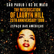 Lauryn Hill fará show em São Paulo em 2019.