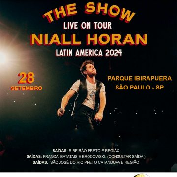 EXCURSÃO Niall Horan – RIBEIRAO PRETO E REGIAO