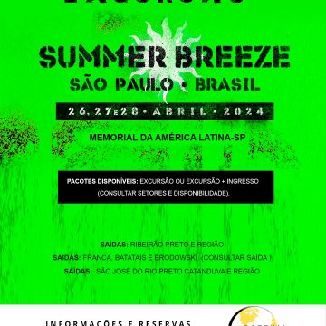EXCURSÃO Summer Breeze – RIBEIRAO PRETO E REGIAO
