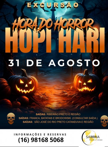 EXCURSÃO Excursão HOPI HARI – RIBEIRÃO PRETO E REGIÃO