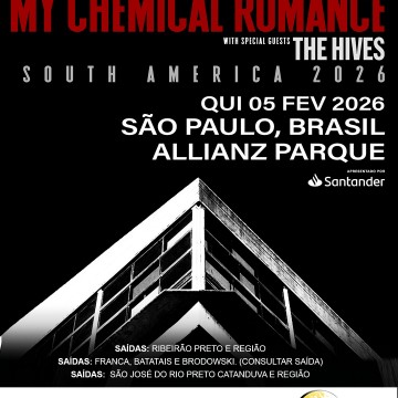 EXCURSÃO My Chemical Romance – RIBEIRÃO PRETO E REGIÃO
