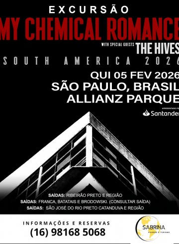 EXCURSÃO My Chemical Romance – RIBEIRÃO PRETO E REGIÃO